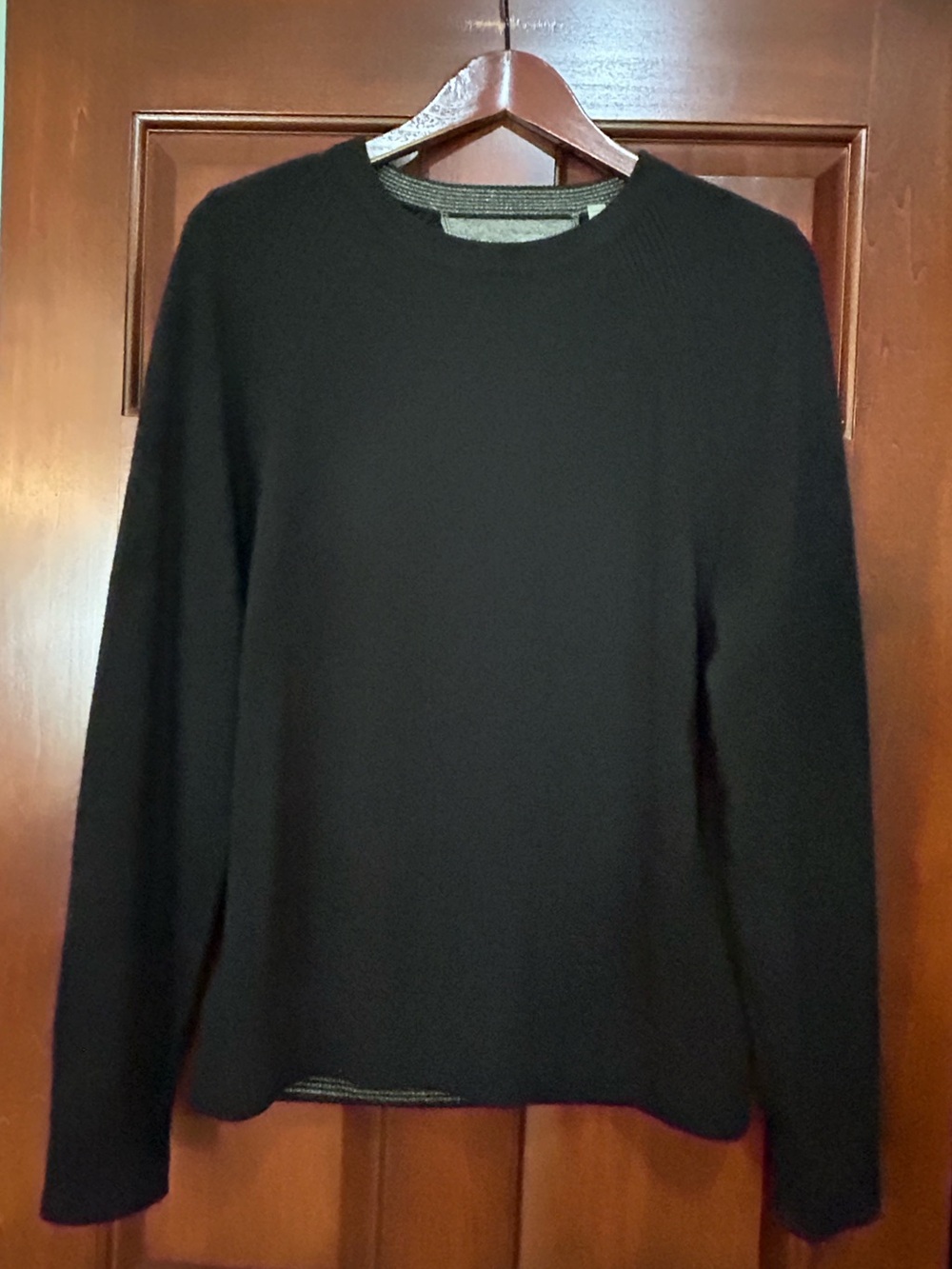 Raffi 100% Cashmere Black Crew Neck Sweater Men’s Medium Luxury Knit